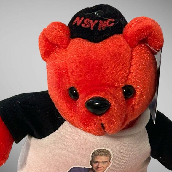 Vintage Justin Timberlake NSYNC  Limited Edition 7” Collectible Plush Bear Cub - Picture 10 of 16